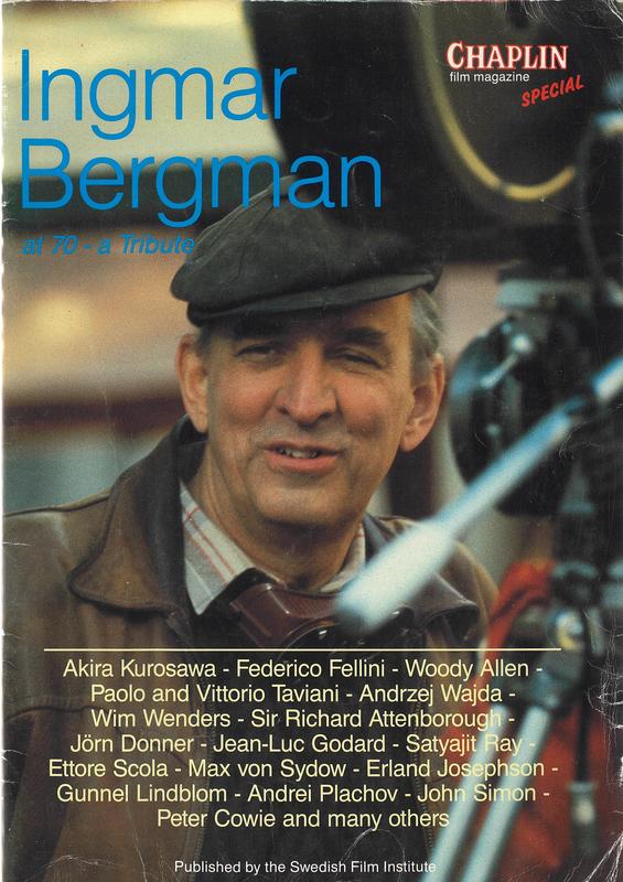 Ingmar Bergman at 70 : a tribute cover