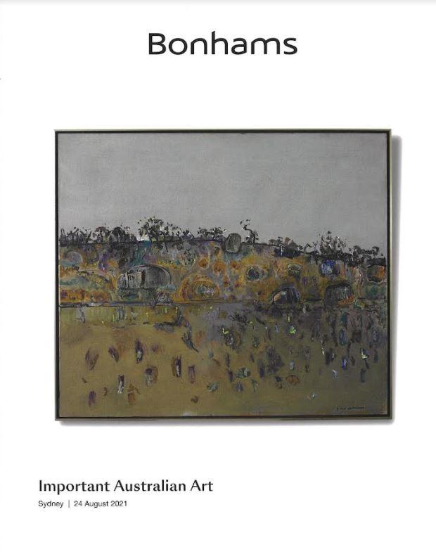 Important Australian Art : 24 August 2021 / Bonhams 1793 Limited cover