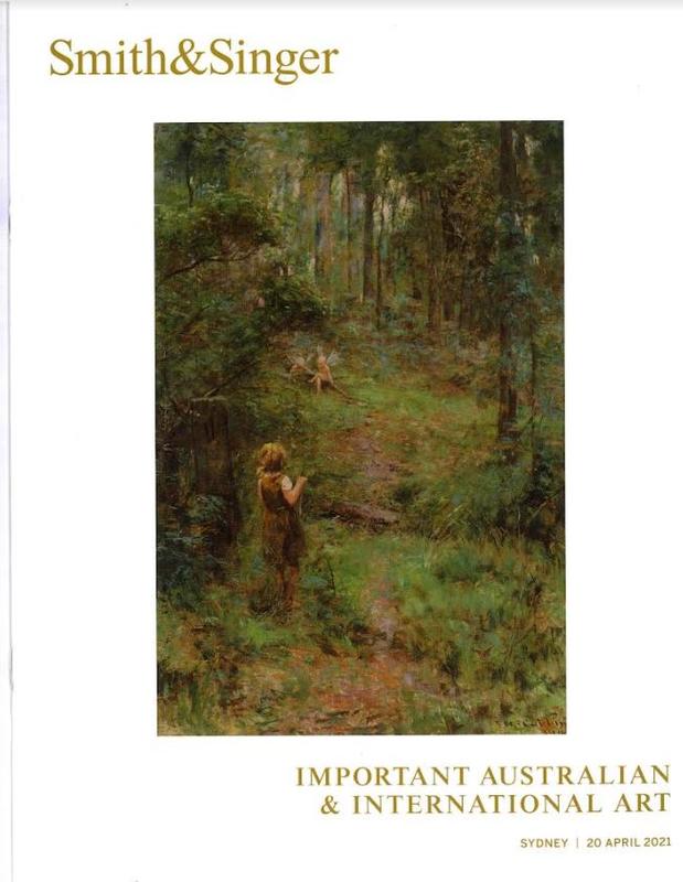 Important Australian and international art : auction in Sydney, 20 April 2021 / Smith & Singer cover