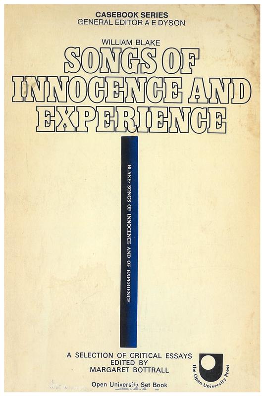 William Blake : songs of innocence and experience : a casebook / edited by Margaret Bottrall cover
