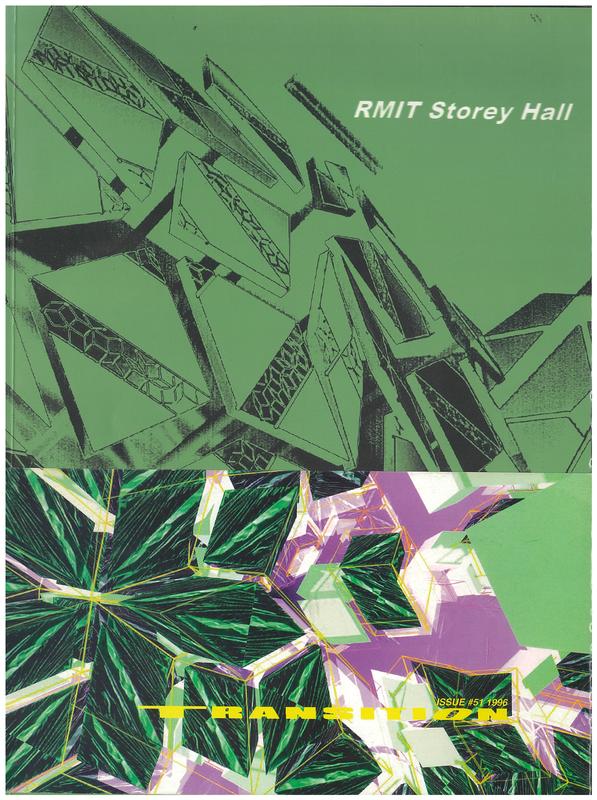 RMIT Storey Hall cover