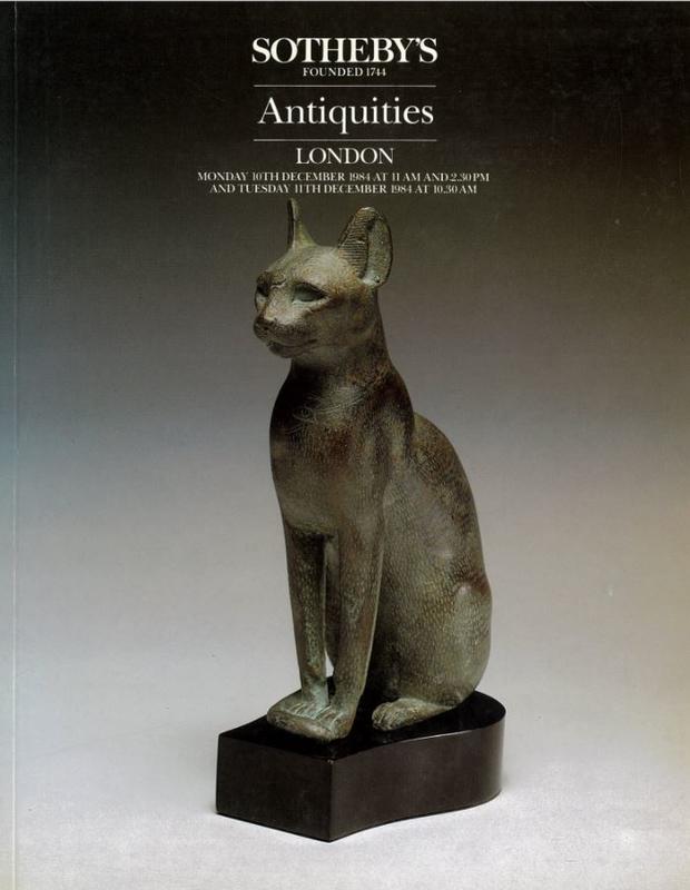 Egyptian, Middle Eastern, Greek, Etruscan, Celtic and Roman antiquities, ancient glass and art reference books ... : Monday 10th December 1984 and Tuesday 11th December 1984 / Sotheby's cover