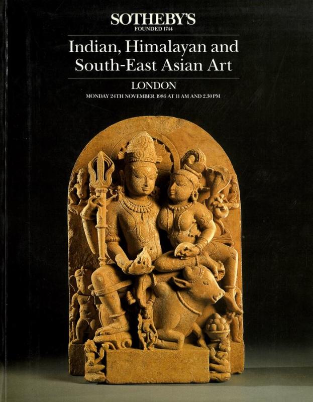 Indian, Himalayan and South-East Asian art : Monday 24th November 1986 / Sotheby's cover