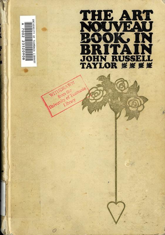 The art nouveau book in Britain / John Russell Taylor cover