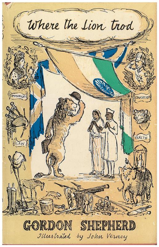 Where the lion trod / by Gordon Shepherd ; illustrations by John Verney cover