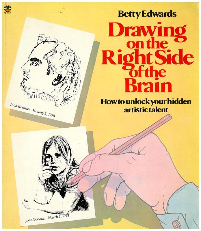 Drawing on the right side of the brain / Betty Edwards cover