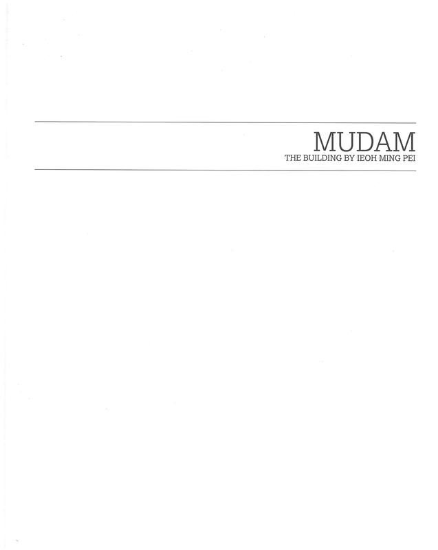 MUDAM : the building by Ieoh Ming Pei cover