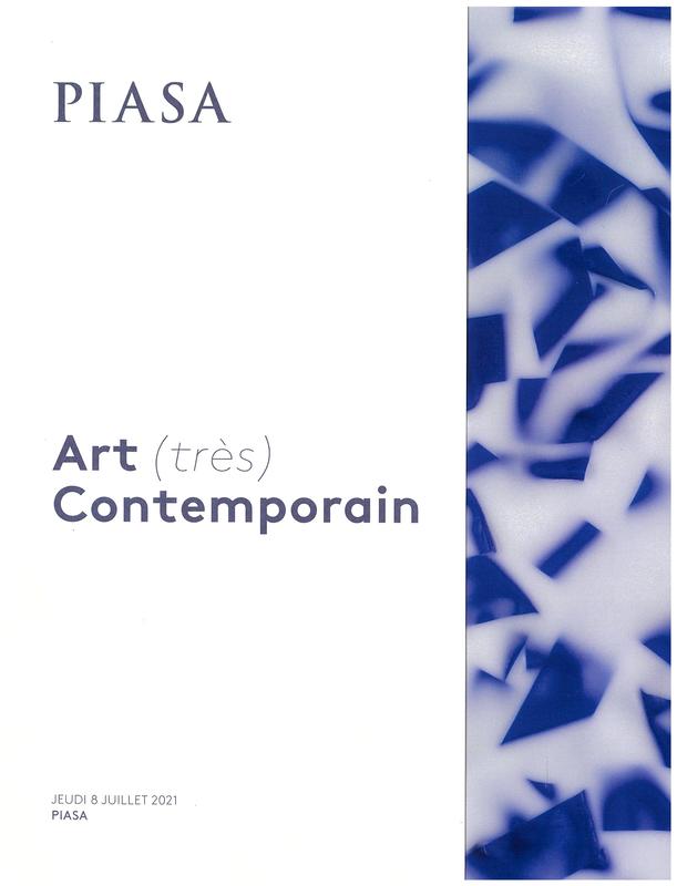 Art (tres) contemporain : vente Jeudi 8 juillet 2021 / PIASA cover