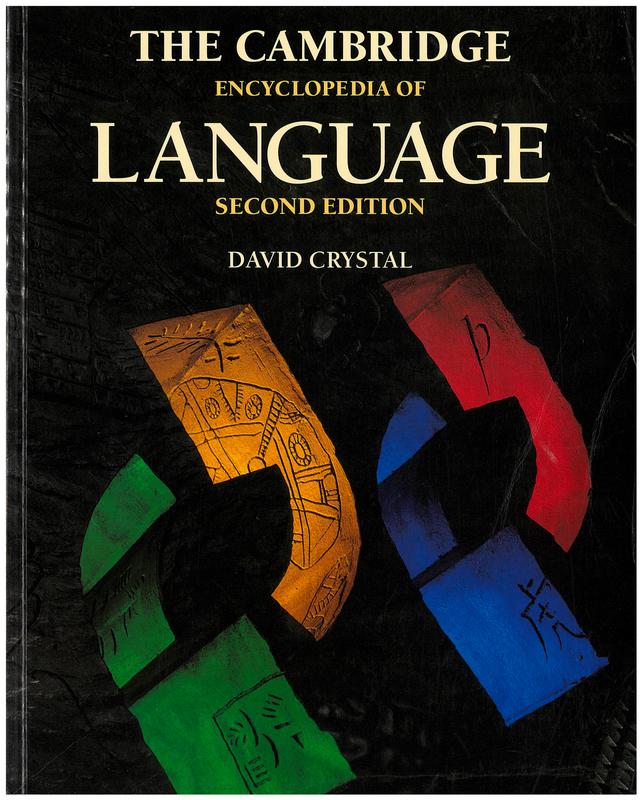 The Cambridge encyclopedia of language cover