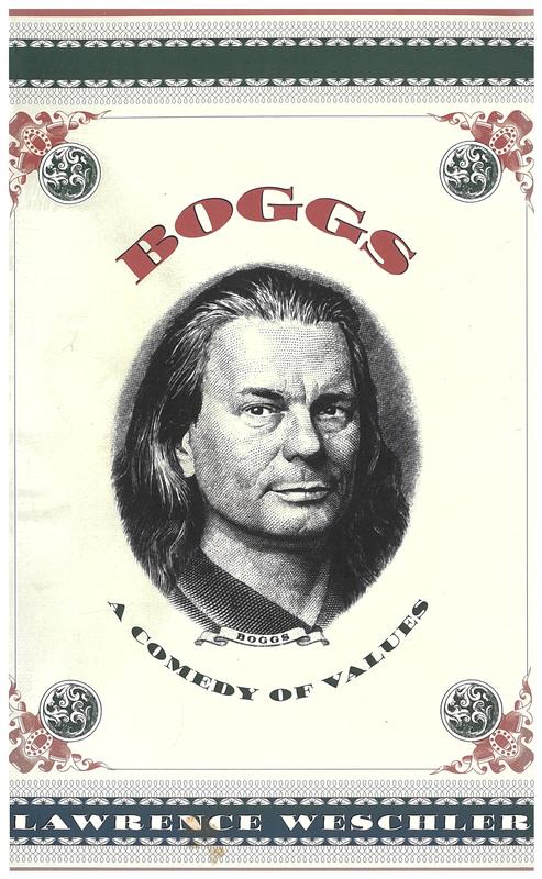 Boggs : a comedy of values / Lawrence Weschler cover