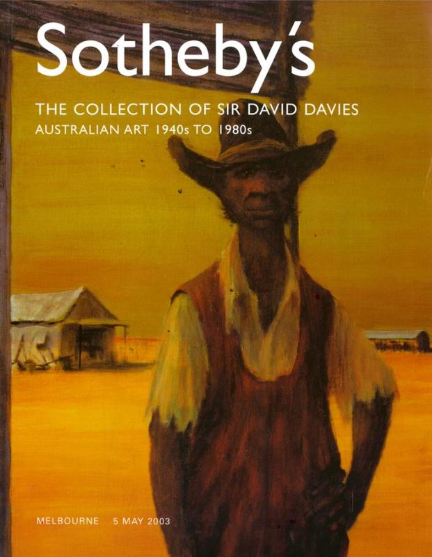 The collection of Sir David Davies : Australian art 1940s to 1980s : Melbourne, Monday 5 May 2003 / Sotheby's cover