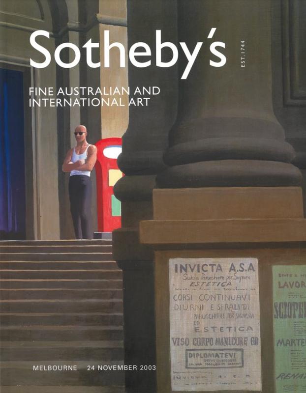 Fine Australian and international art : Melbourne, Monday 24 November 2003 / Sotheby's cover