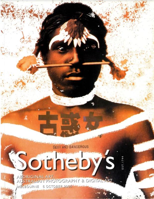 Aboriginal art, Australian photography & digital art : Melbourne, Tuesday 5 October 2004 / Sotheby's cover