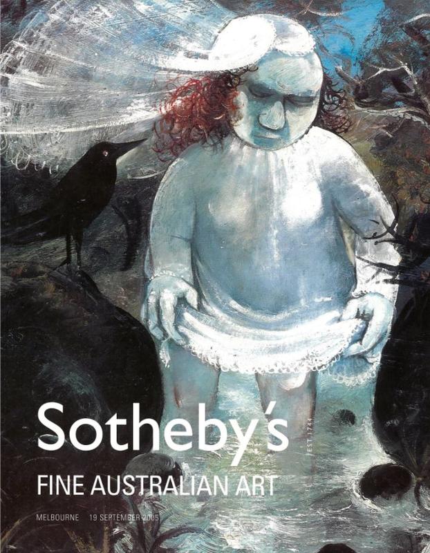 Fine Australian art : Melbourne, Monday 19 September 2005 / Sotheby's cover