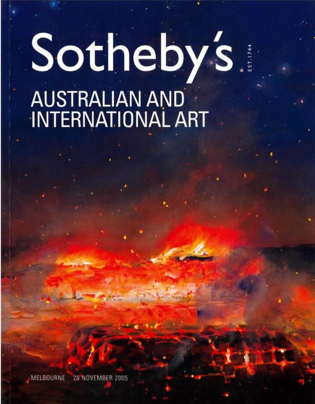 Australian and international art : Melbourne, Monday 28 November 2005 / Sotheby's cover