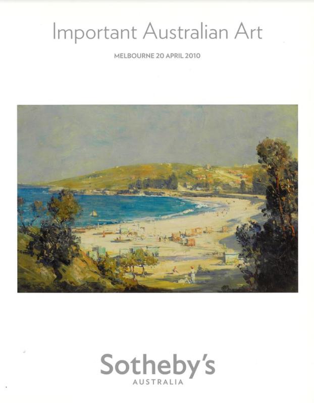 Important Australian art : auction in Melbourne, 20 April 2010 / Sotheby's cover