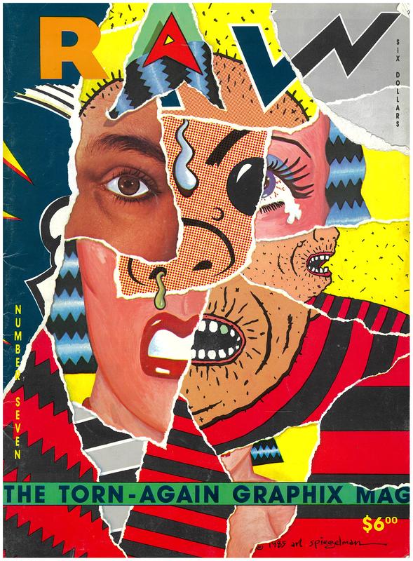 RAW: The Torn-Again Graphix Magazine Vol. 1, no. 7, May 1985 / editors, Art Spiegelman and Francoise Mouly cover