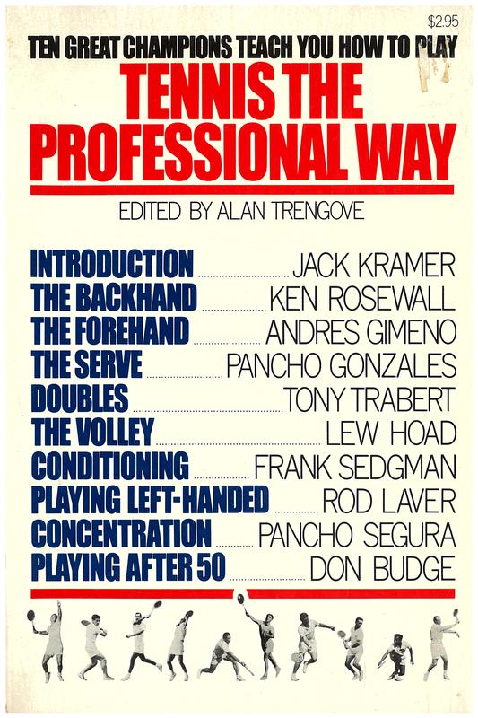 How to play tennis the professional way / edited by Alan Trengove cover