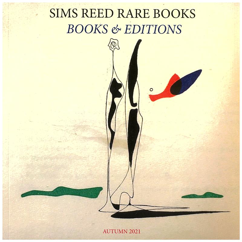 Books and editions : Autumn 2021 / Sims Reed Rare Books cover