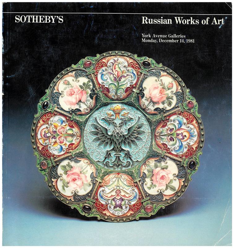 Russian works of art ... : Monday, December 14, 1981 / Sotheby Parke Bernet cover