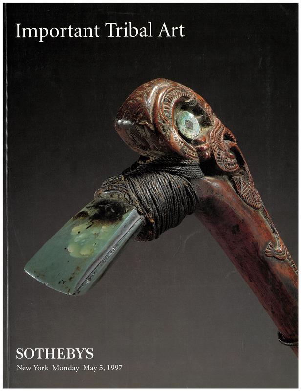 Important tribal art ... : Monday, May 5, 1997 / Sotheby's cover