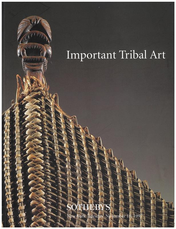Important tribal art ... : Tuesday, November 18, 1997 / Sotheby's cover
