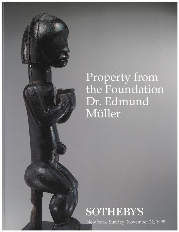 Property from the collection of the Foundation Dr. Edmund Muller, Beromunster : African and Oceanic art : Sunday, November 22, 1998 / Sotheby's cover