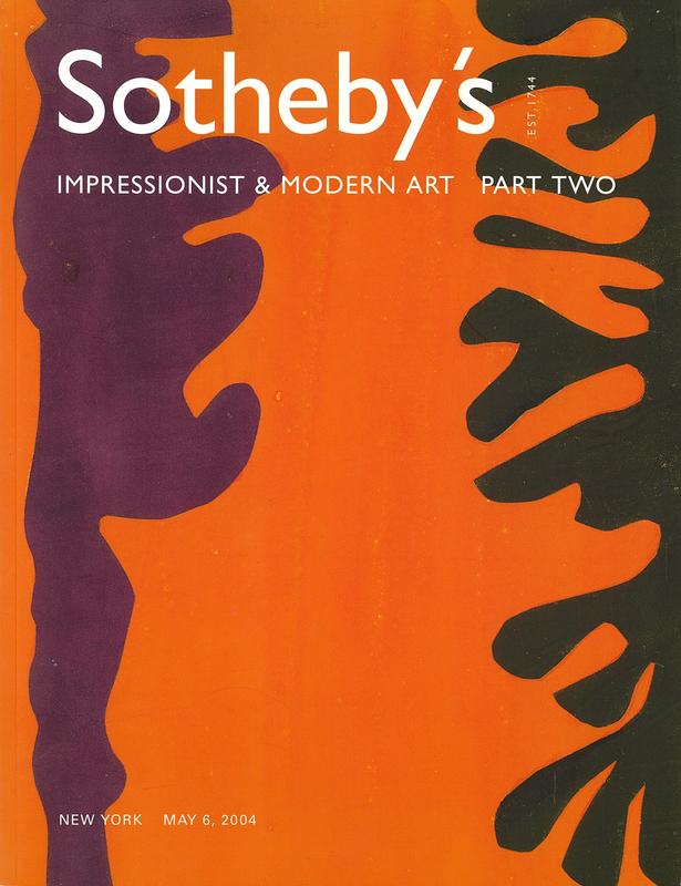 Impressionist and modern art part two ... : New York, Thursday, May 6, 2004 / Sotheby's cover