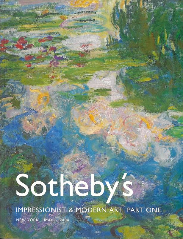 Impressionist and modern art part one ... : New York, Thursday, May 6, 2004 / Sotheby's cover