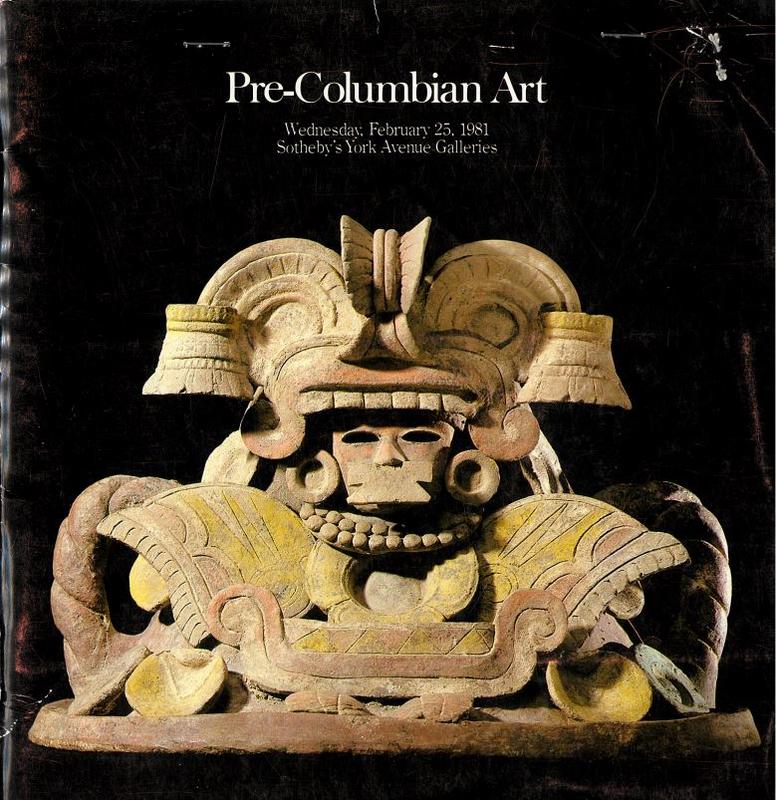 Pre-Columbian art ... : Wednesday, February 25, 1981 / Sotheby Parke Bernet cover