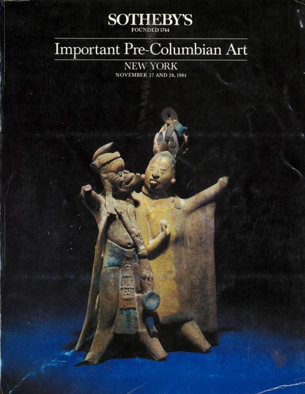 Important Pre-Columbian art ... : Tuesday, November 27, 1984 and Wednesday, November 28, 1984 / Sotheby's cover