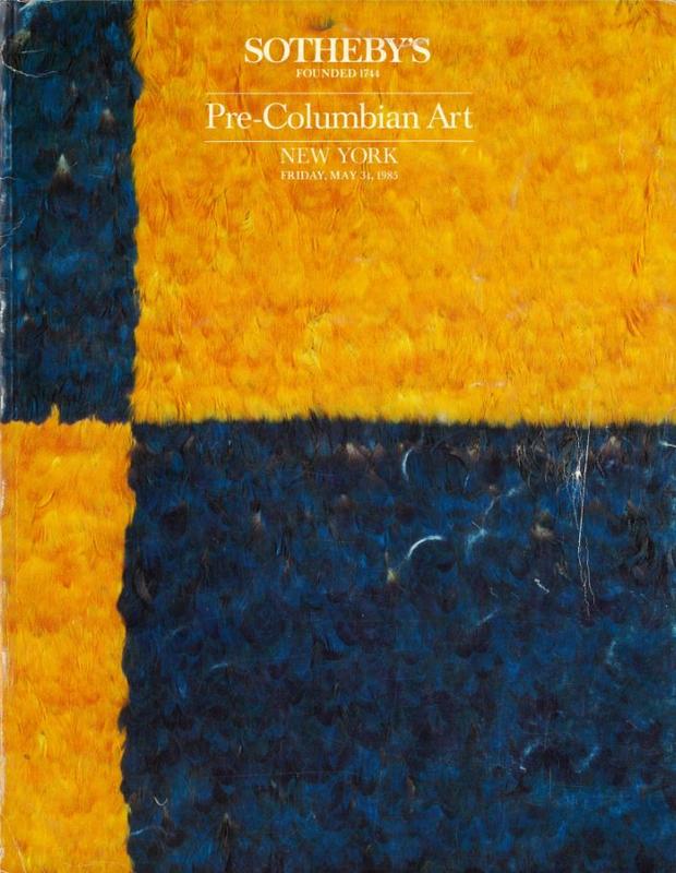 Pre-Columbian art ... : Friday, May 31, 1985 / Sotheby's cover