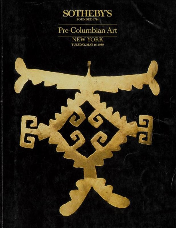 Pre-Columbian art ... : Tuesday, May 16, 1989 / Sotheby's cover