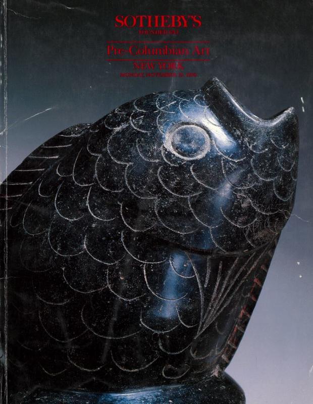 Pre-Columbian art ... : Monday, November 19, 1990 / Sotheby's cover
