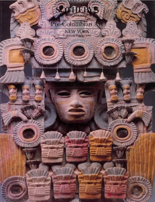 Pre-Columbian art ... : Tuesday, May 19, 1992 / Sotheby's cover