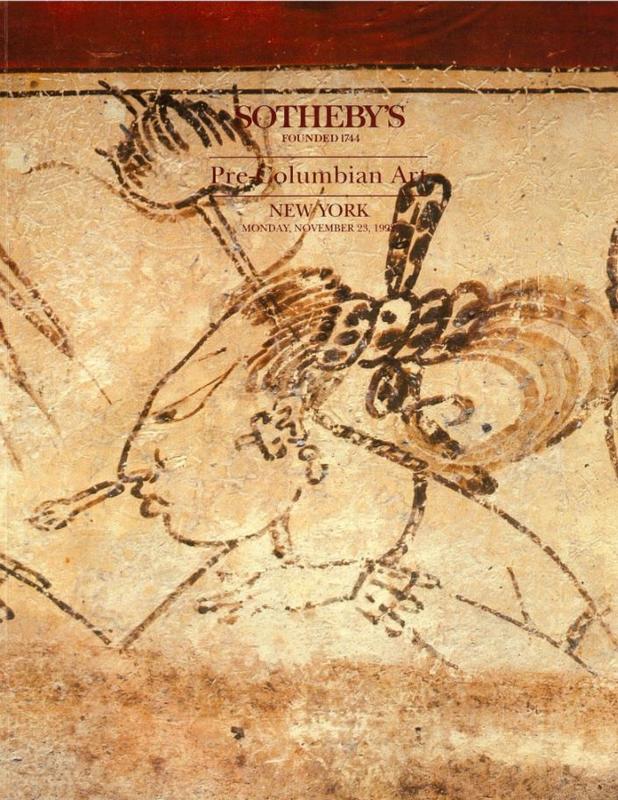 Pre-Columbian art ... : Monday, November 23, 1992 / Sotheby's cover