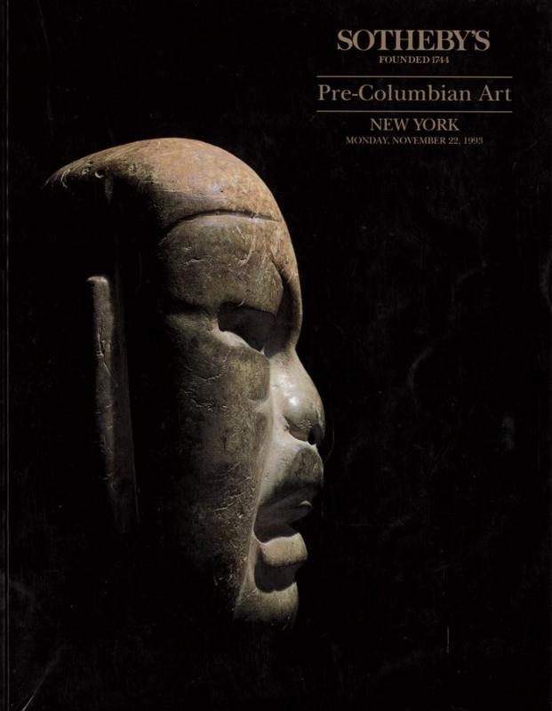 Pre-Columbian art ... : Monday, November 22, 1993 / Sotheby's cover