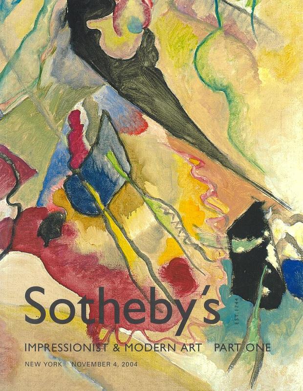 Impressionist and modern art, part one ... : New York, Thursday, November 4, 2004 / Sotheby's cover