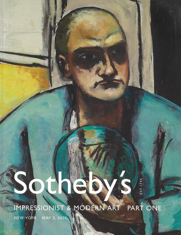 Impressionist and modern art, part one : New York, Tuesday, May 3, 2005 / Sotheby's cover
