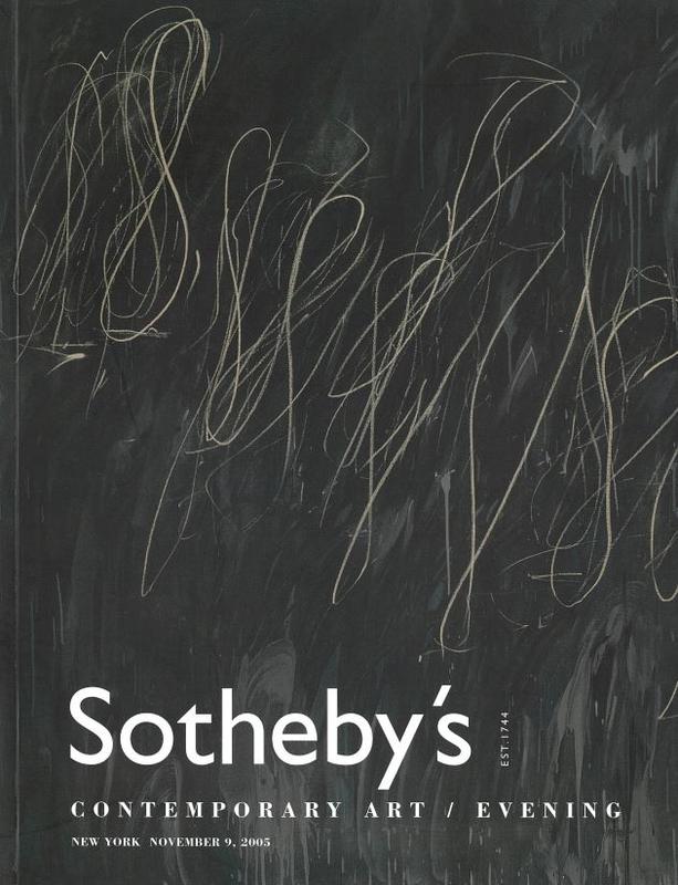 Contemporary art, evening : New York, Wednesday November 9, 2005 / Sotheby's cover