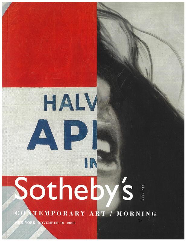 Contemporary art, morning : New York, Thursday November 10, 2005 / Sotheby's cover