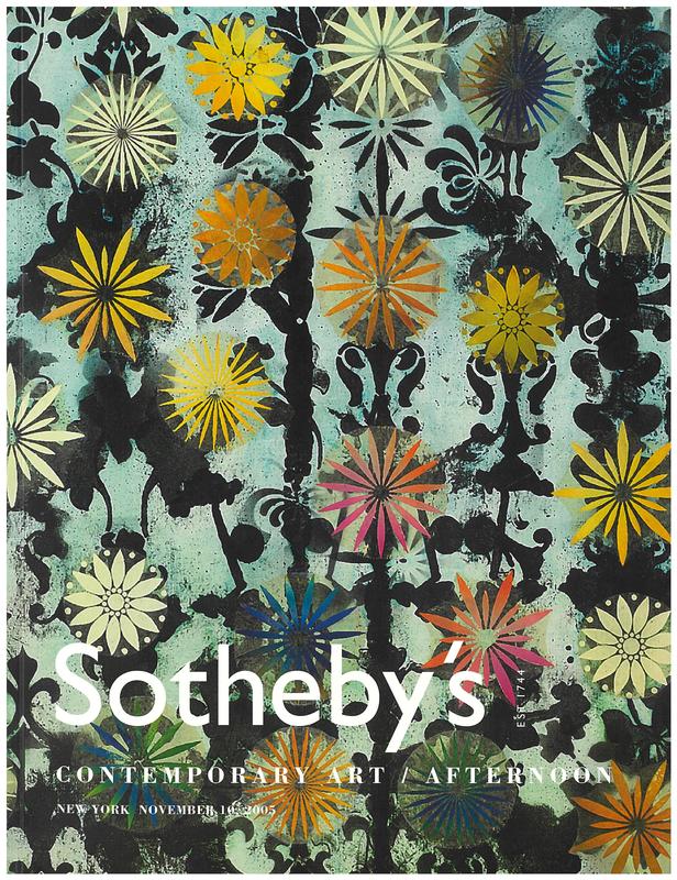 Contemporary art, afternoon : New York, Thursday, November 10, 2005 / Sotheby's cover