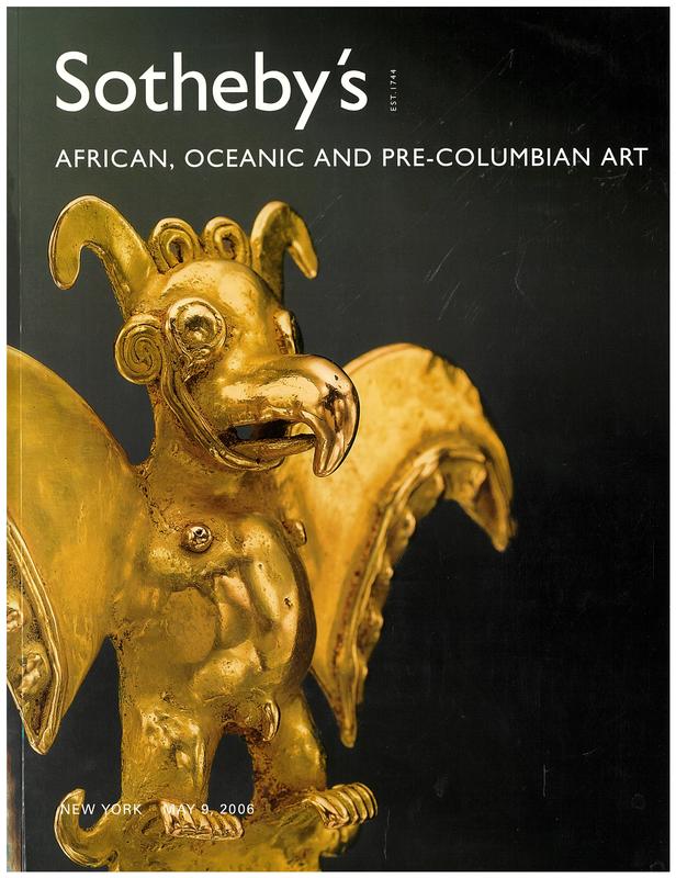 African, Oceanic and Pre-Columbian art : New York, Tuesday, May 9, 2006 / Sotheby's cover