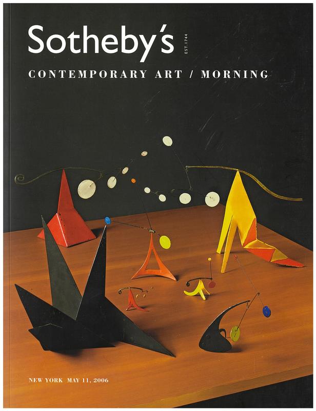 Contemporary art, morning : New York, Thursday, May 11, 2006 / Sotheby's cover