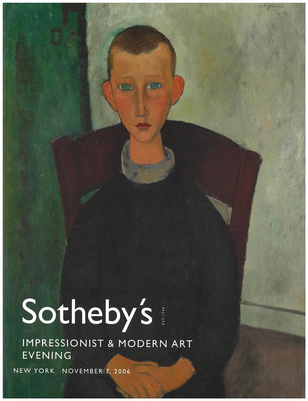 Impressionist and modern art, evening : New York, November 7, 2006 / Sotheby's cover