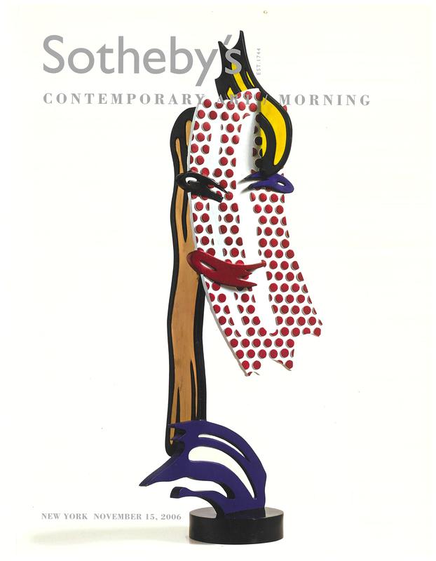 Contemporary art, morning : including property from the Vanthournout collection : New York, Wednesday,  November 15, 2006 / Sotheby's cover