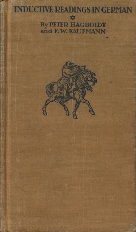 Inductive readings in German : book I / by Peter Hagboldt and F. W. Kaufmann cover