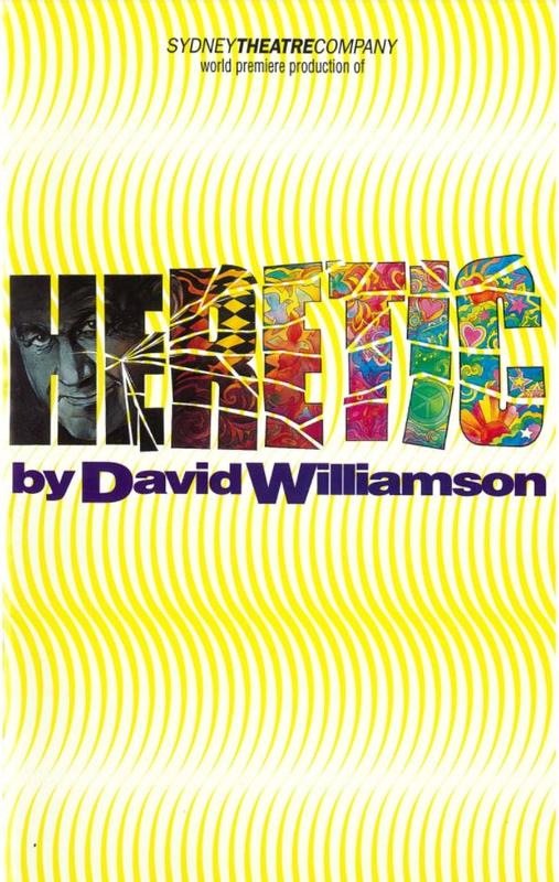 Heretic by David Williamson / Sydney Theatre Company cover