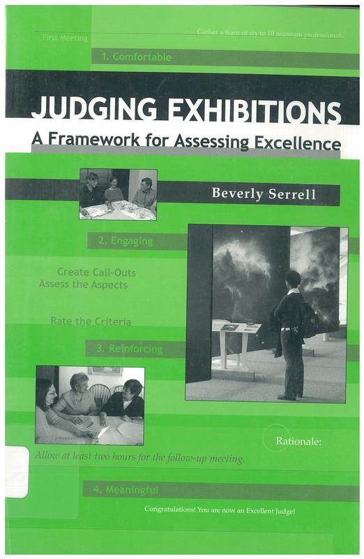 Judging exhibitions : a framework for assessing excellence cover