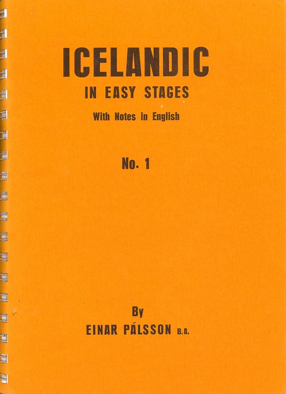 Icelandic in easy stages : with notes in English / Einar Palsson cover